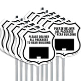 Please Deliver All Packages To Rear Building