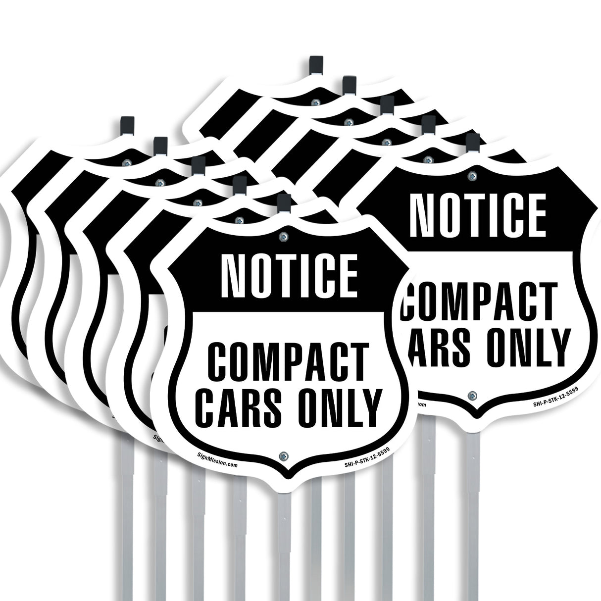 Notice Compact Cars Only