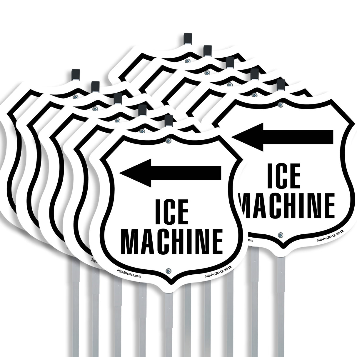 Ice machine left