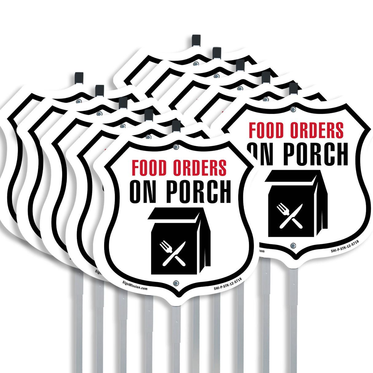 Food Orders on Porch
