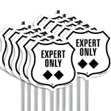 Expert Only Trail Ski Slope