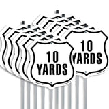 10 Yards Golf Course Running Race 5k Marathon Distance Marker