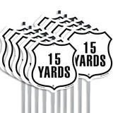 15 Yards Golf Course Running Race 5k Marathon Distance Marker