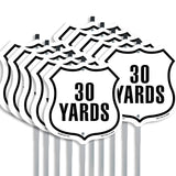 30 Yards Golf Course Running Race 5k Marathon Distance Marker
