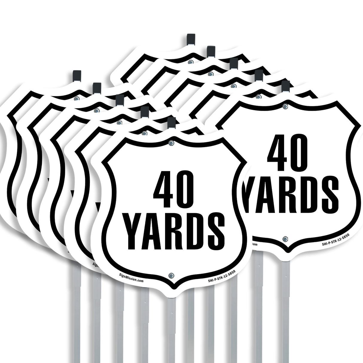 40 Yards Golf Course Running Race 5k Marathon Distance Marker