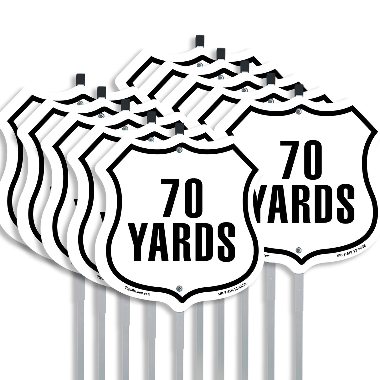 70 Yards Golf Course Running Race 5k Marathon Distance Marker