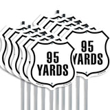 95 Yards Golf Course Running Race 5k Marathon Distance Marker