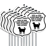 Dogs In Yard Please Make Sure Gate Is Closed And Latched