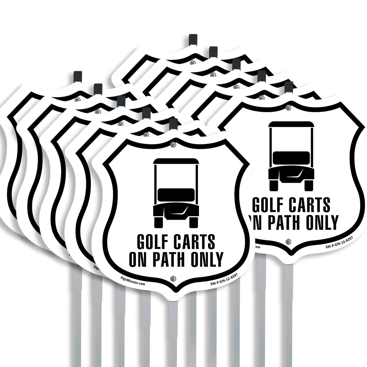 GOLF CARTS ON PATH ONLY