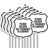 Please Deliver All Packages To Carport