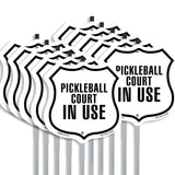 Pickleball court in Use
