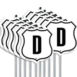 Letter D