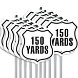 150 Yards Golf Course Running Race 5k Marathon Distance Marker
