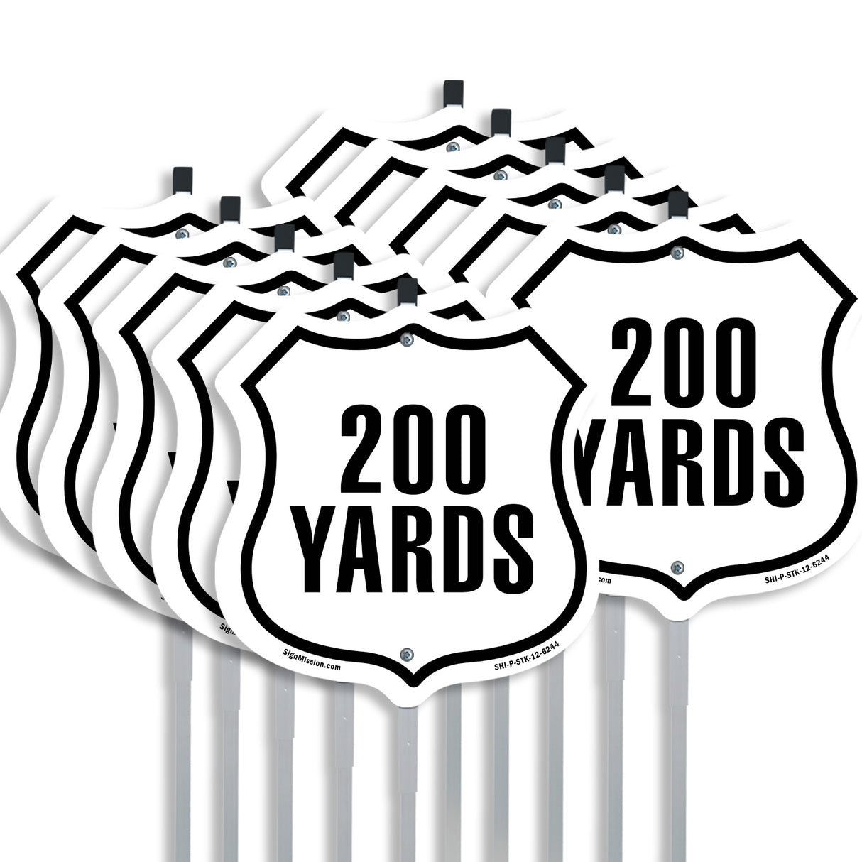 200 Yards Golf Course Running Race 5k Marathon Distance Marker