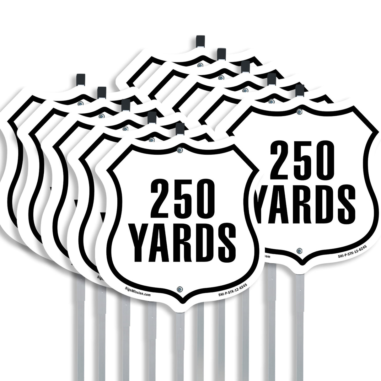 250 Yards Golf Course Running Race 5k Marathon Distance Marker