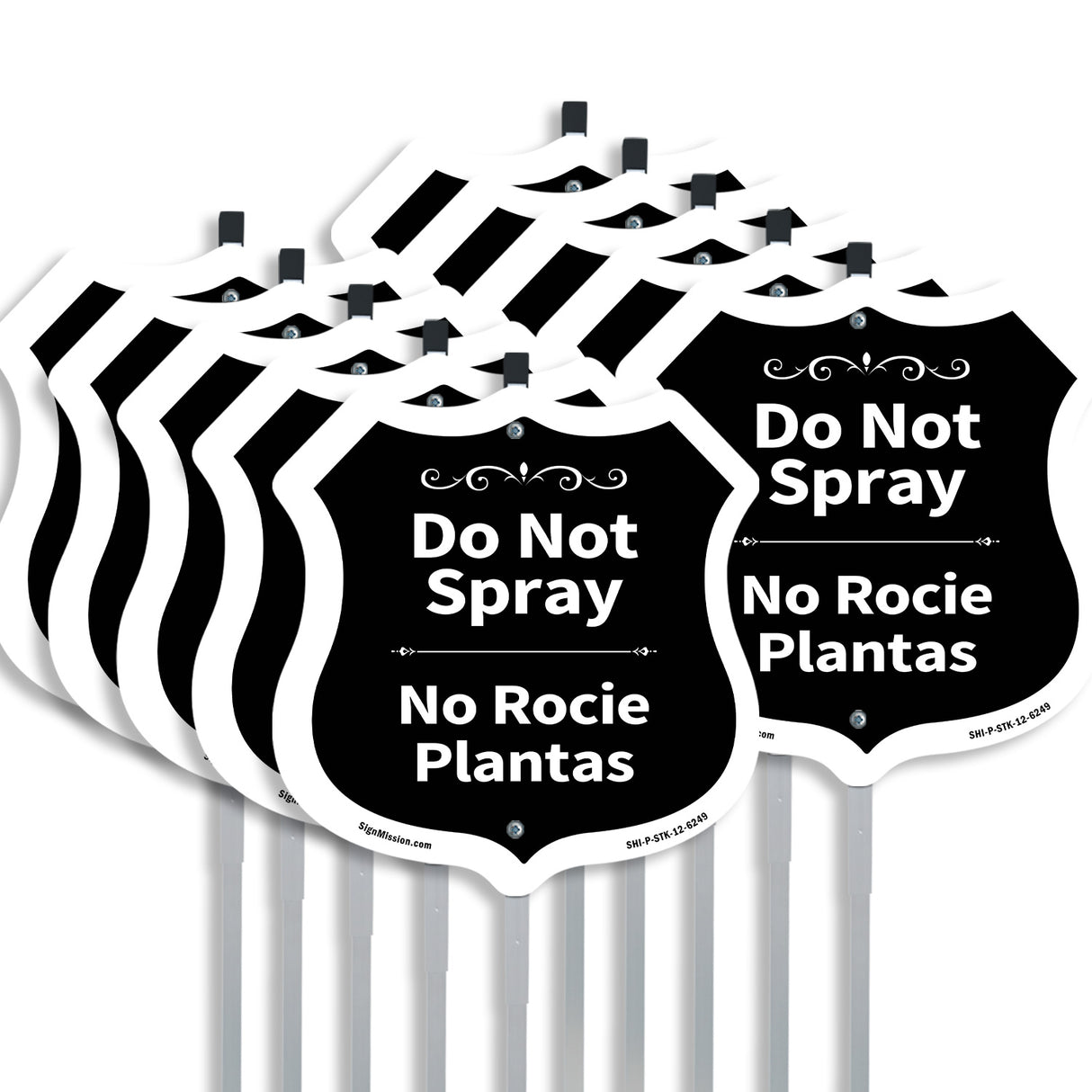 Do Not Spray Bilingual English / Spanish