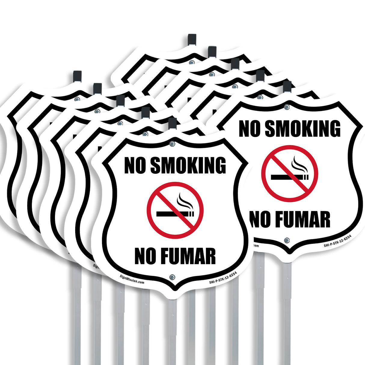 No Smoking No Fumar Bilingual English / Spanish