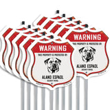 Warning This Property is Protected by Alano Espanol