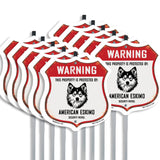 Warning This Property is Protected by American Eskimo