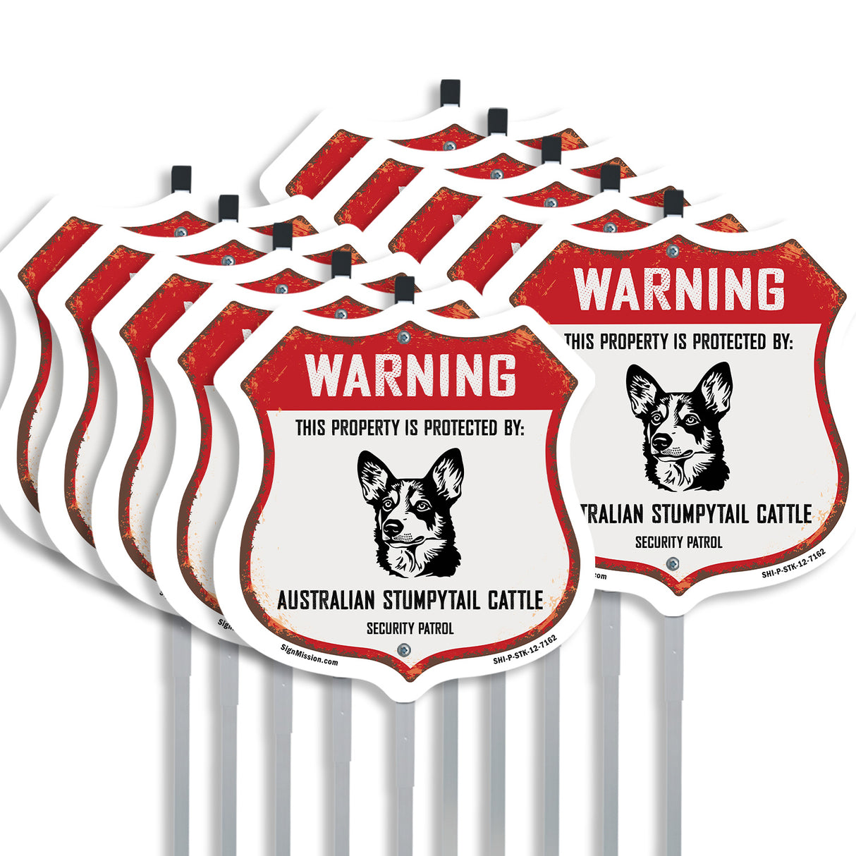 Warning This Property is Protected by Australian Stumpy Tail Cattle