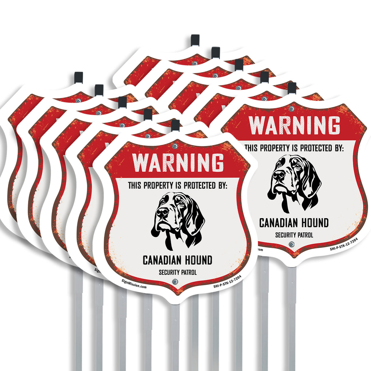 Warning This Property is Protected by Canadian Hound