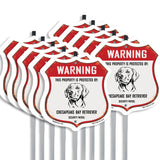 Warning This Property is Protected by Chesapeake Bay Retriever