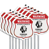 Warning This Property is Protected by Coonhound