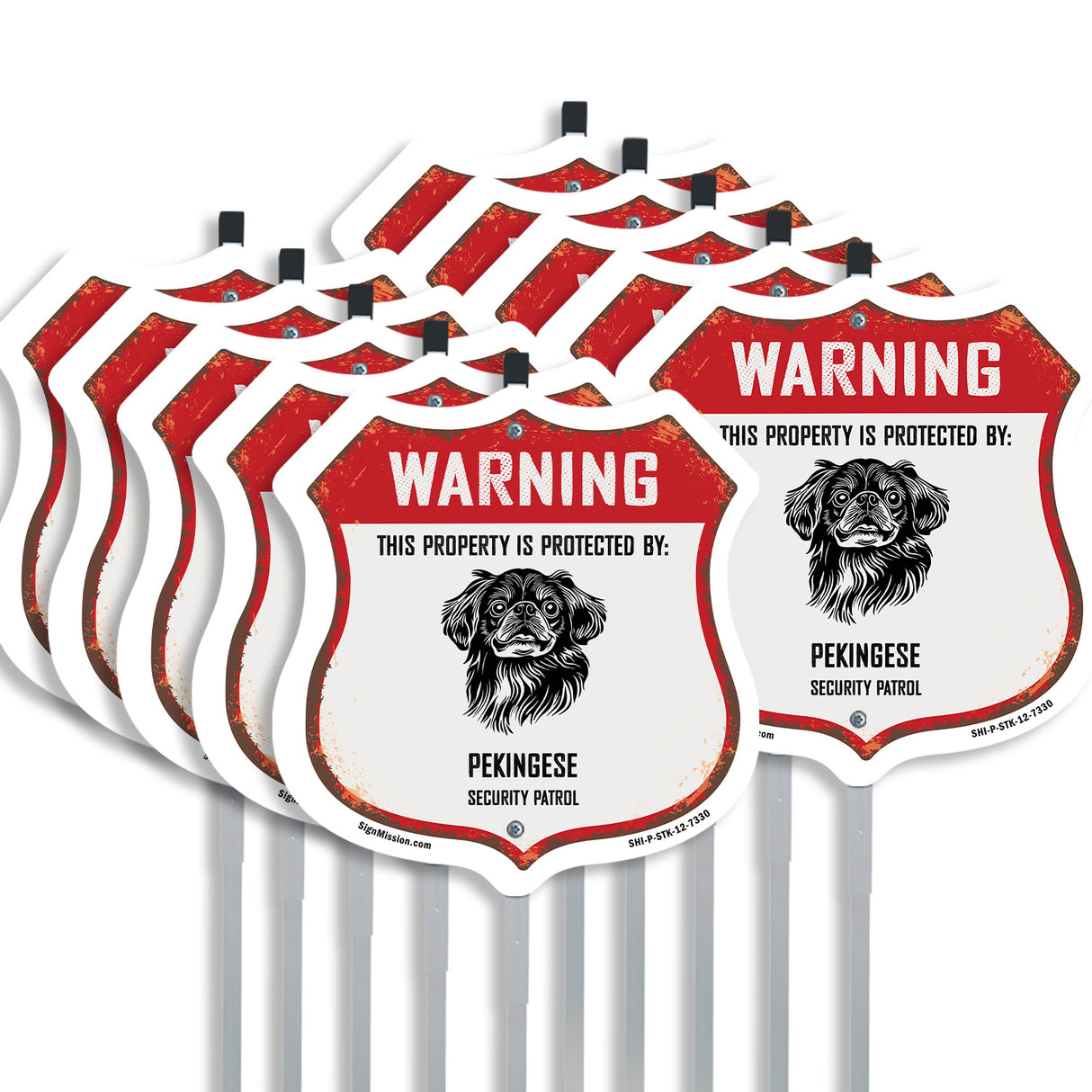 Warning This Property is Protected by Pekingese