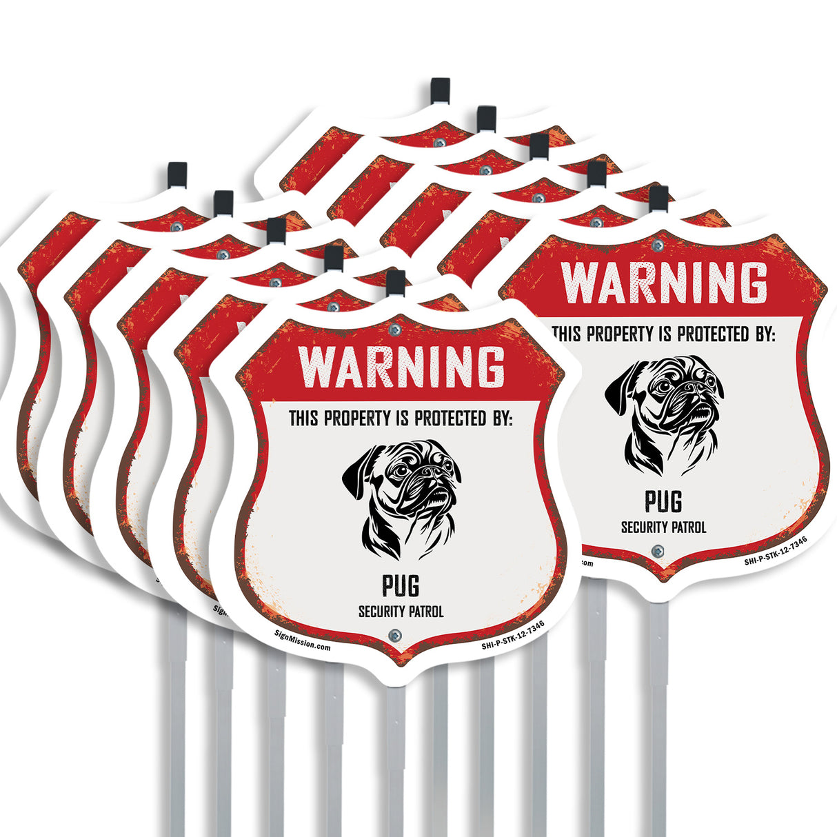 Warning This Property is Protected by Pug