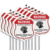 Warning This Property is Protected by Wirehaired Pointing Griffon