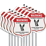 Warning This Property is Protected by Xoloitzcuintli Mexican Hairless