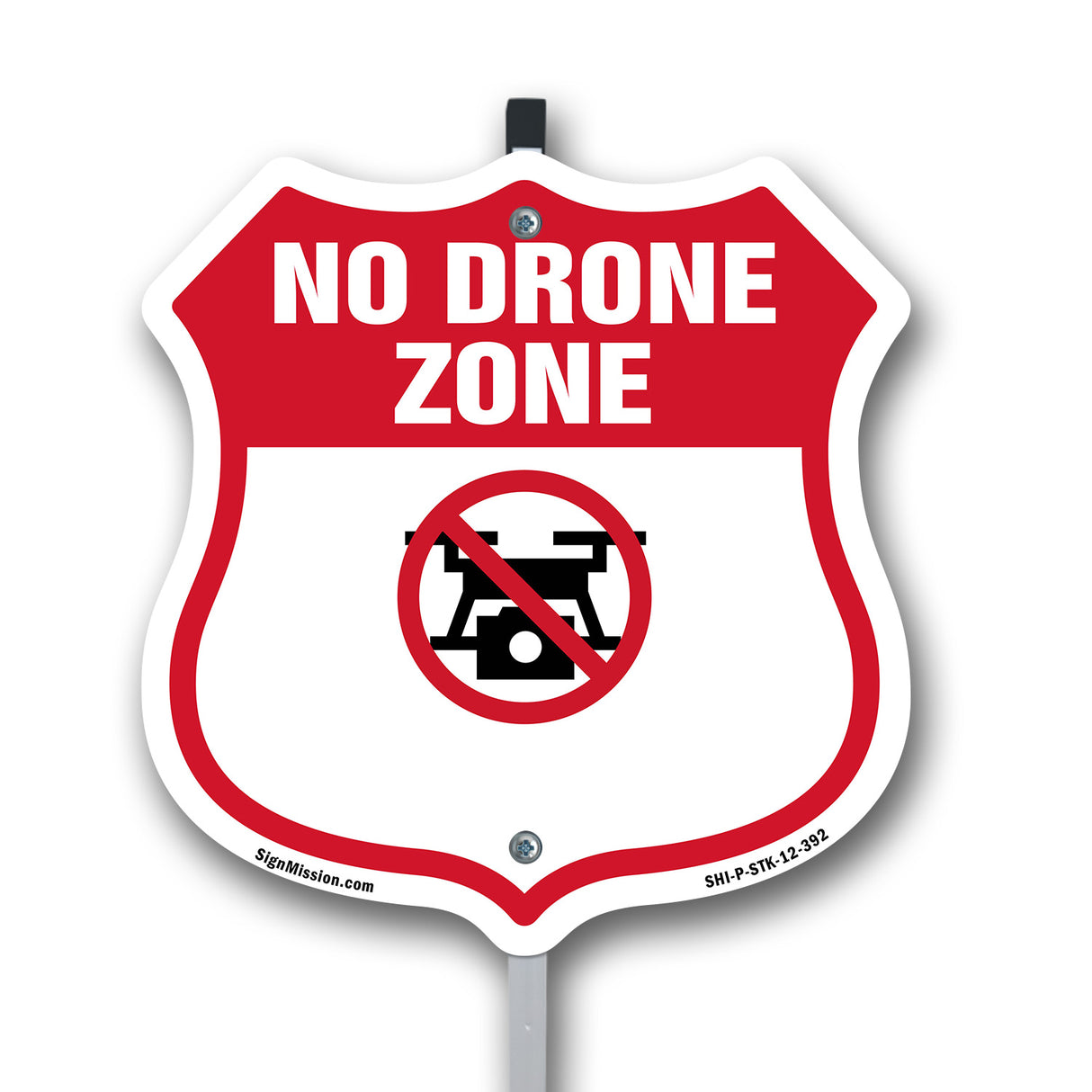 No Drone Shield Sign No Drone Zone From Federal State And Local Aviation Authorities