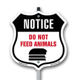 Notice Do Not Feed Animals