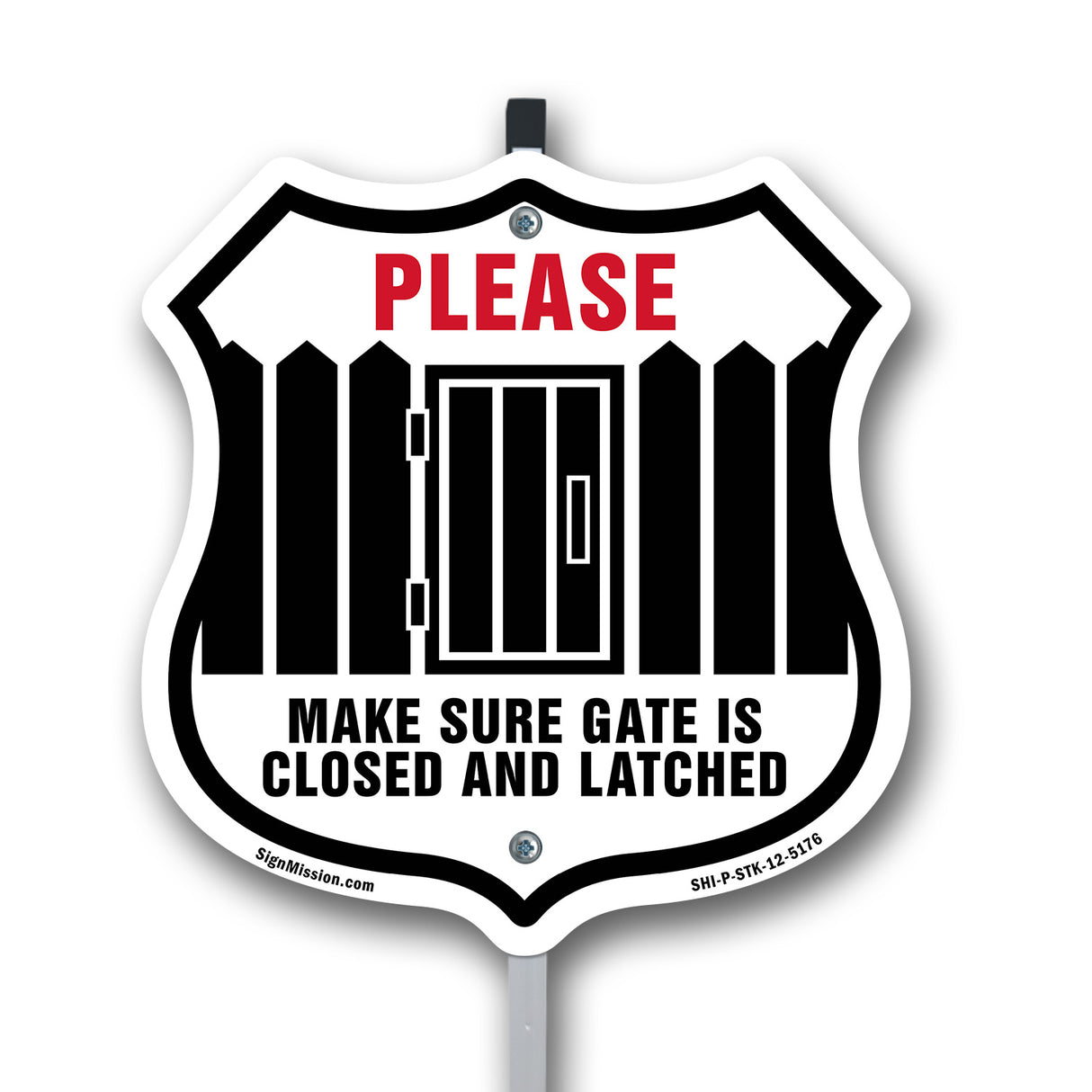 Please Make Sure Gate Is Closed And Latched