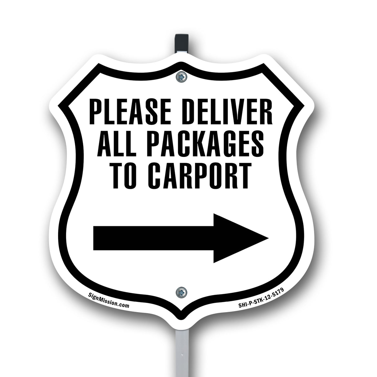 Please Deliver All Packages To Carport Left