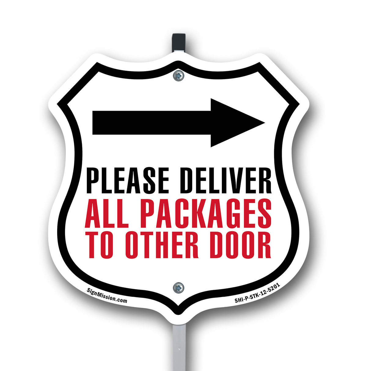 Please Deliver All Packages To Other Door Right