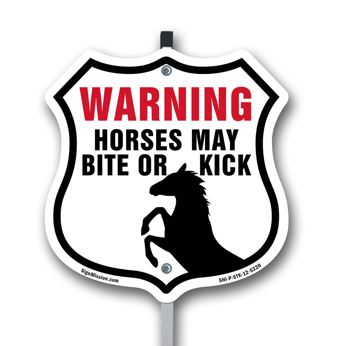 Warning Horses May Bite Or Kick