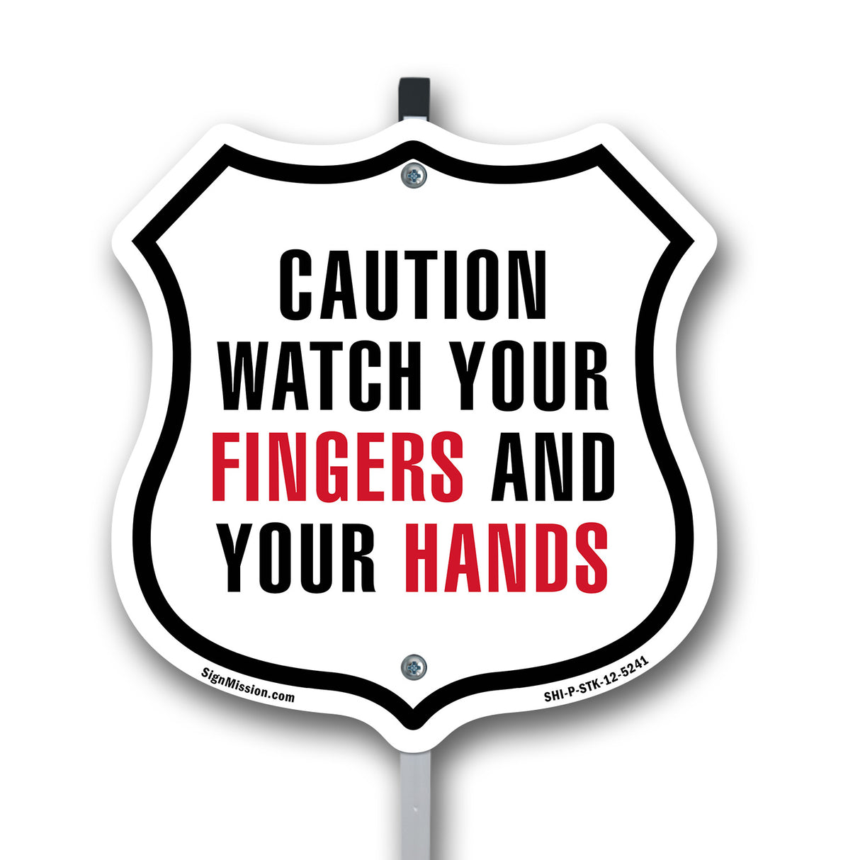 Caution Watch Your Fingers And Your Hands