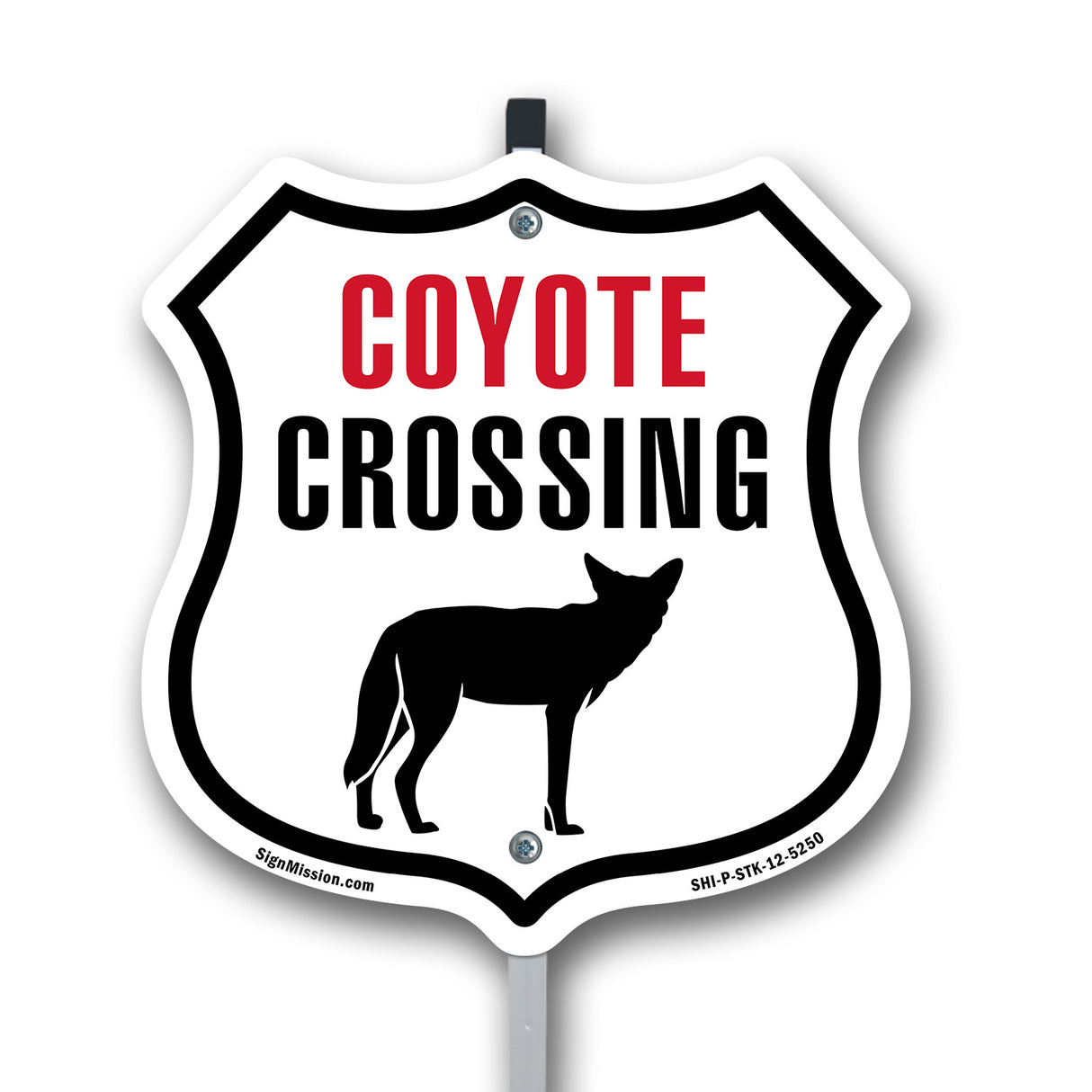 Caution Coyote Crossing