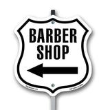 Barber Shop Left Arrow