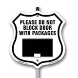 Please Do Not Block Door With Packages