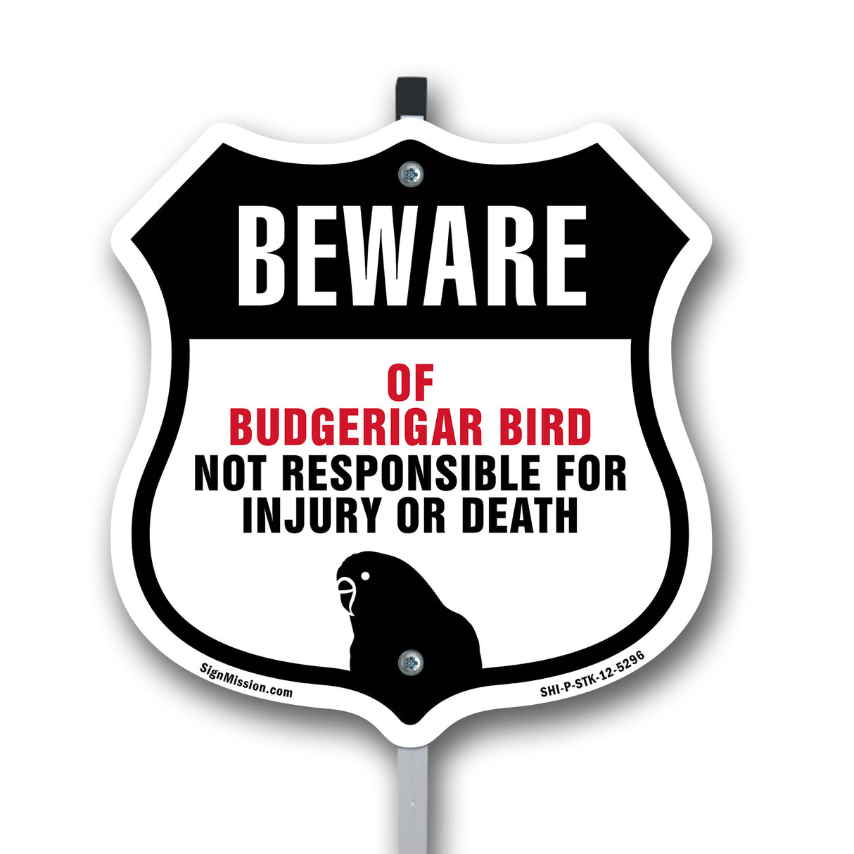 Beware Of Budgerigar Bird Not Responsible For Injury Or Death