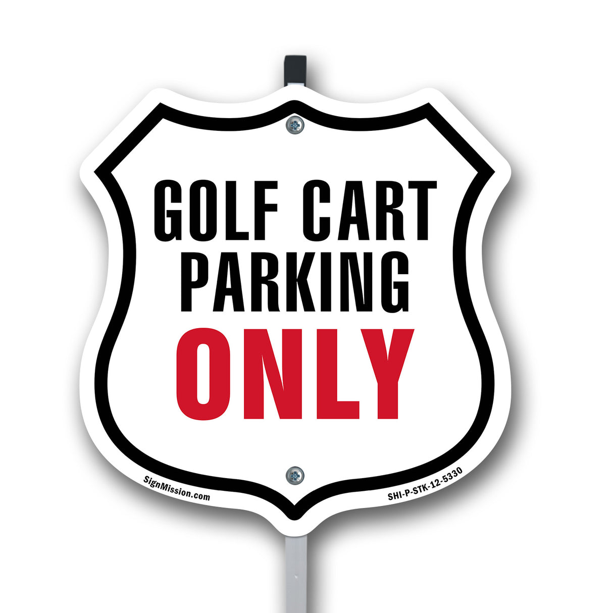Golf Cart Parking Only