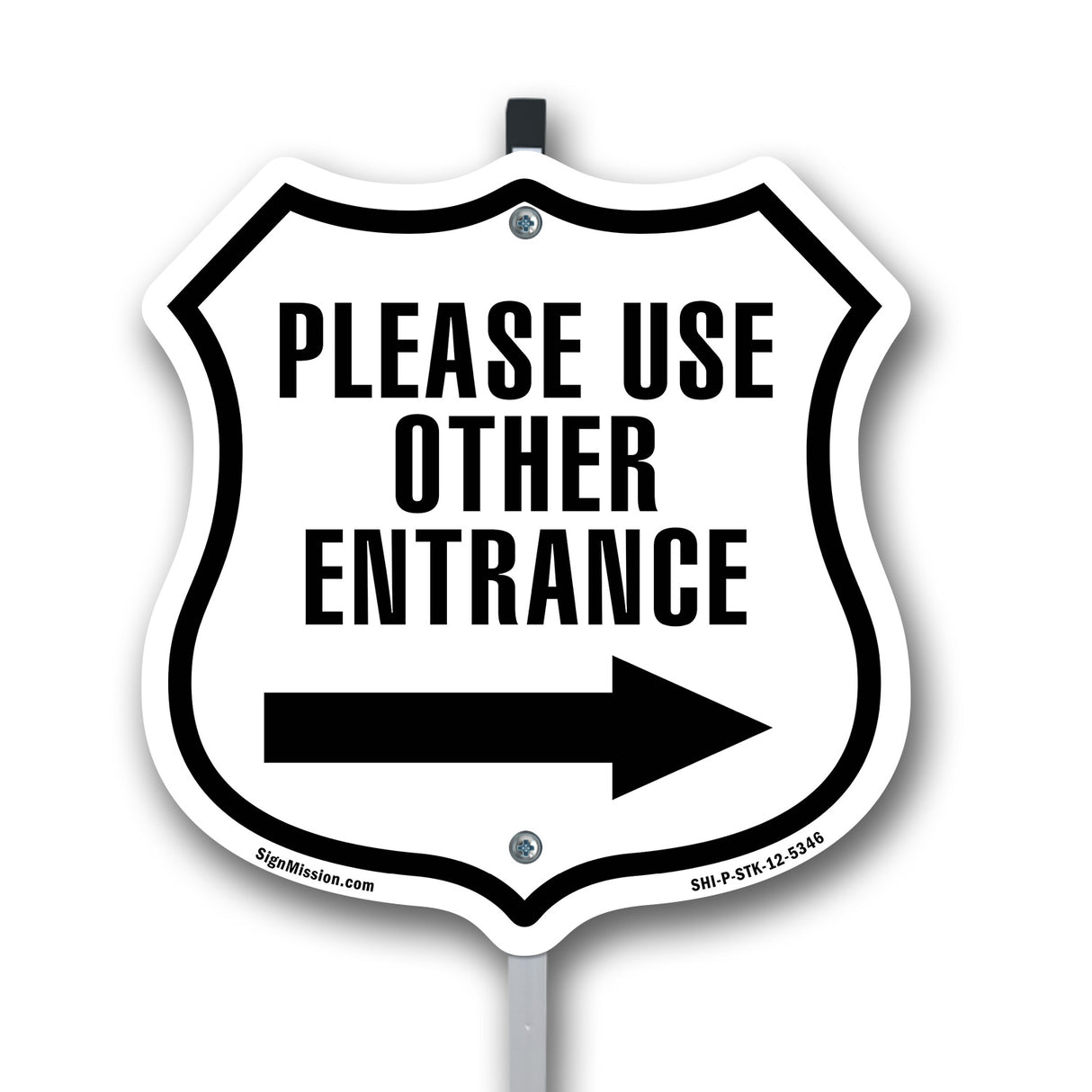 Please Use Other Entrance Right