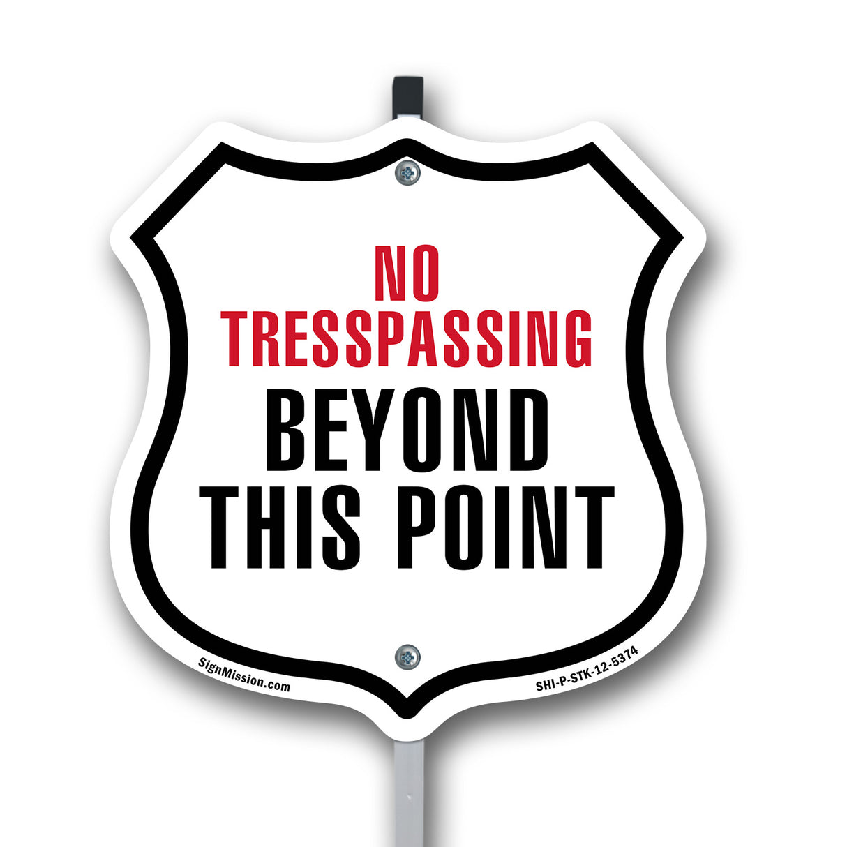 No Trespassing Beyond This Point