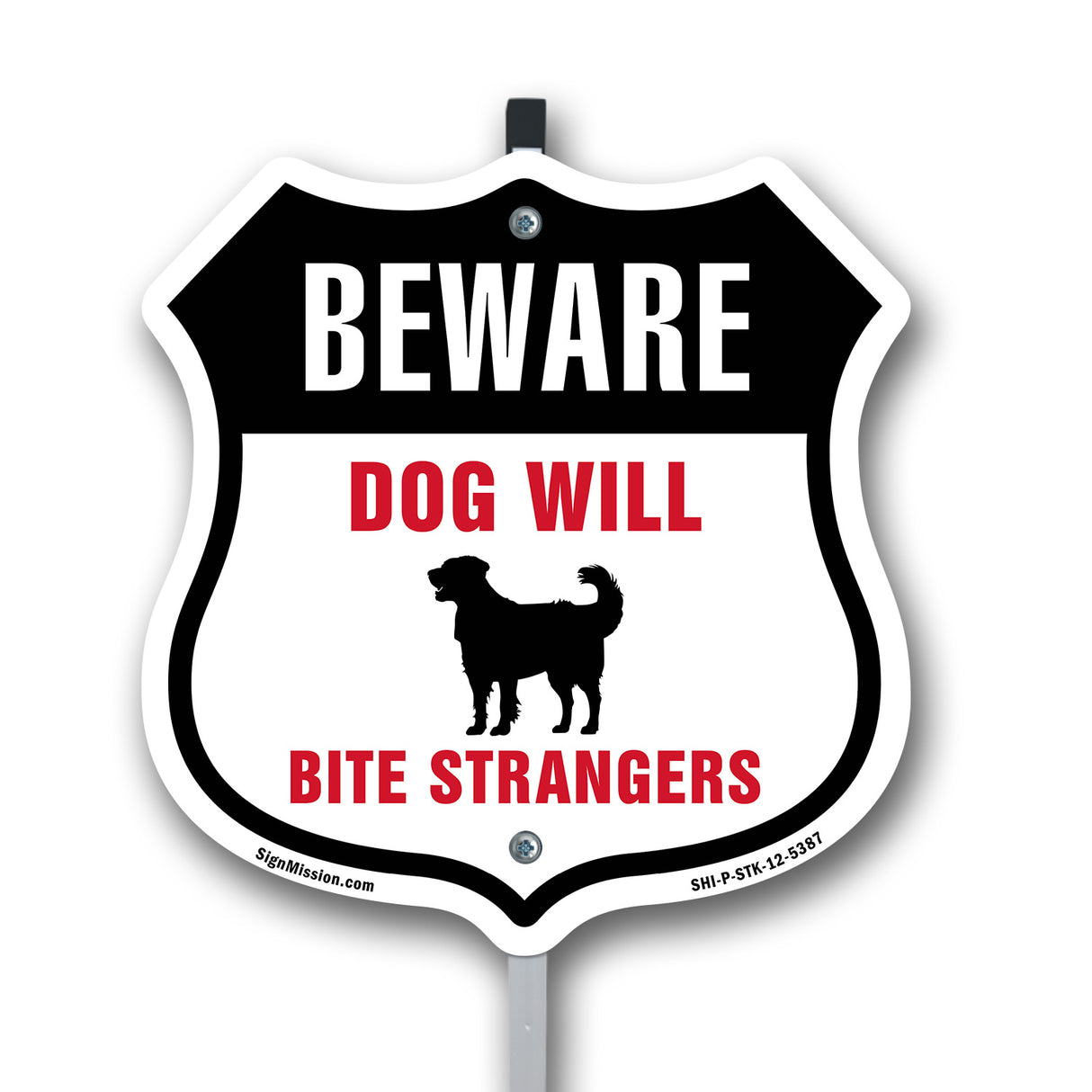 Beware Dog Will Bite Strangers