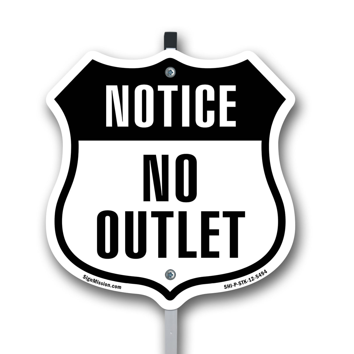 Notice No Outlet