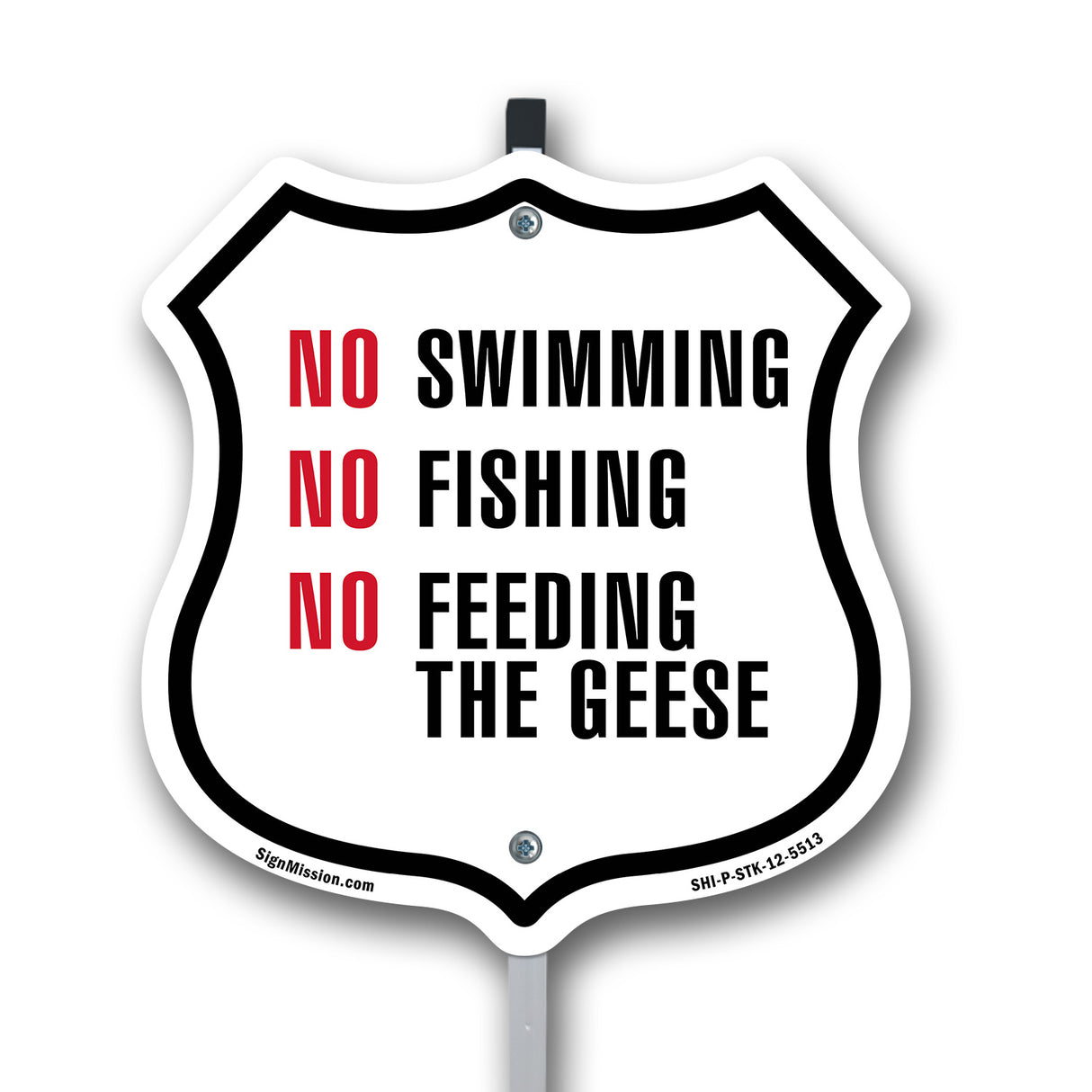 No Swimming No Fishing No Feeding The Geese