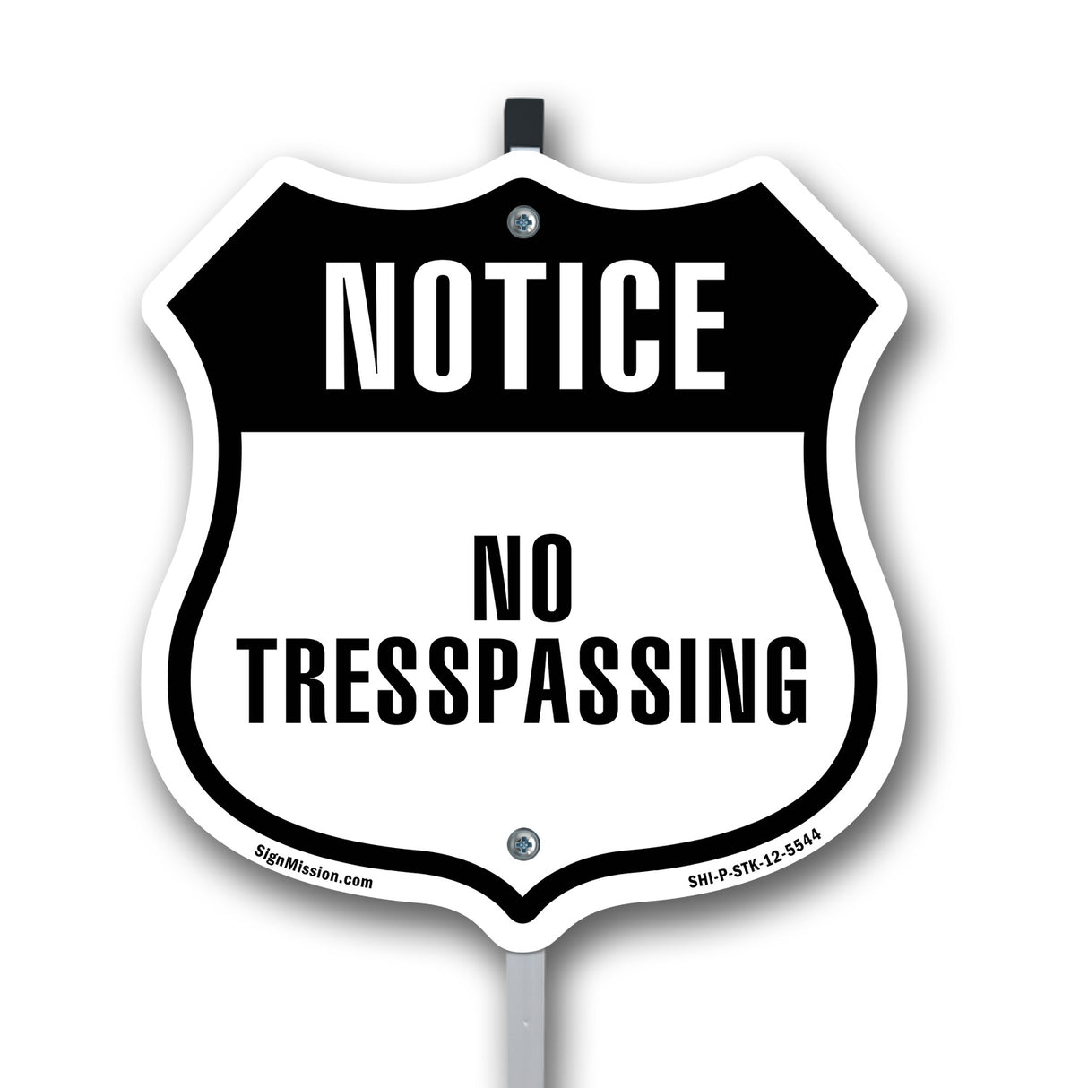 Notice No Trespassing