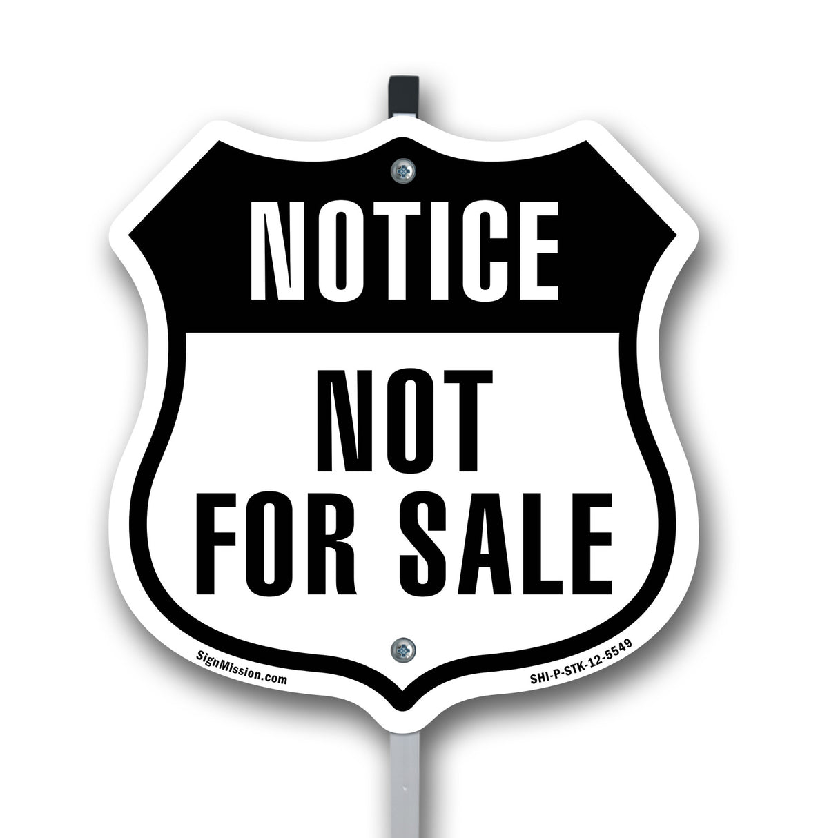 Notice Not For Sale